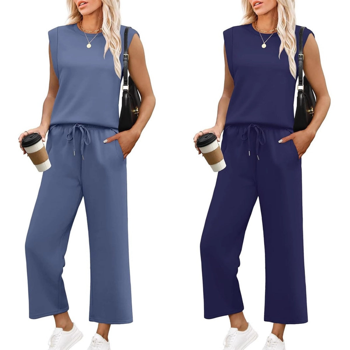 Lila | Women's Two-Piece Set – Soft, Slim, and Stylish