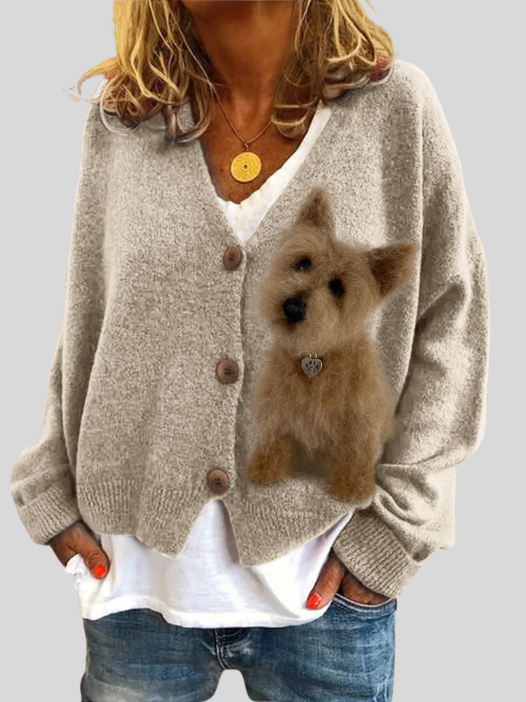 Sophie | Elegant knitted cardigan