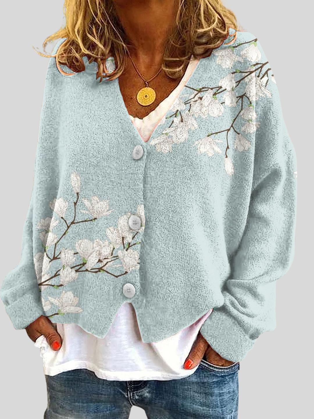 Sophie | Elegant knitted cardigan